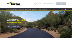 Desktop Screenshot of cactusasphalt.com